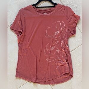 Old Navy Coral Floral Women's Tee